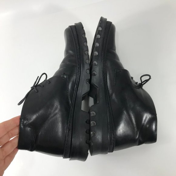 To Boot New York Ankle Boots Mens 7.5 M Black Leather Chukka Lace Up Grunge main image 12